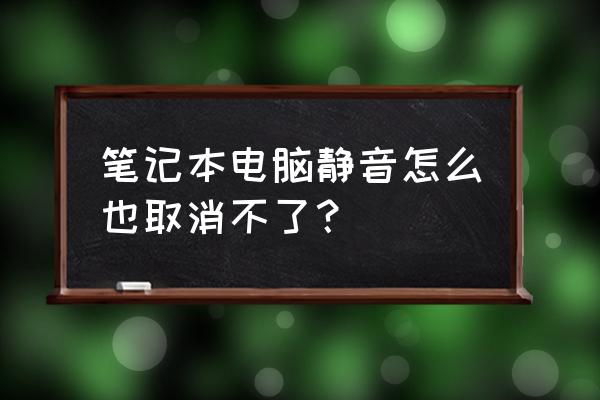 苹果笔记本电脑一直静音怎么回事 笔记本电脑静音怎么也取消不了? 苹果笔记本电脑一直静音怎么回事 笔记本电脑静音怎么也取消不了?