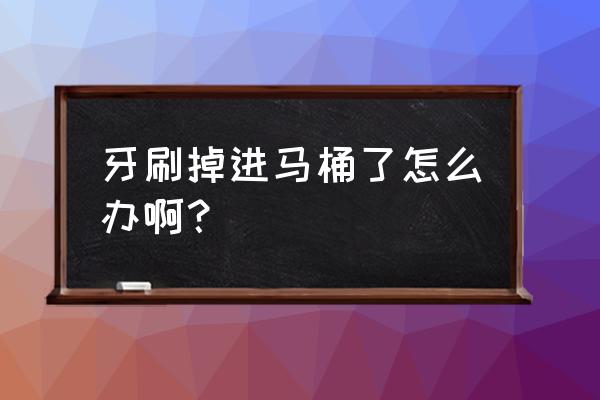 宝宝的牙刷掉进马桶堵了怎么办 牙刷掉进马桶了怎么办啊? 宝宝的牙刷掉进马桶堵了怎么办 牙刷掉进马桶了怎么办啊?