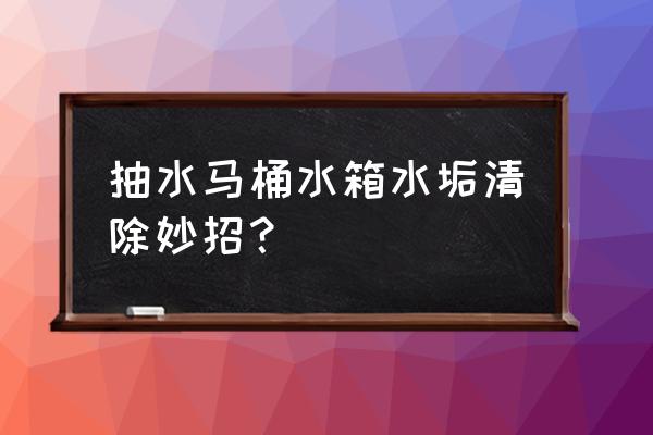 抽水马桶水垢怎么去除 抽水马桶水箱水垢清除妙招? 抽水马桶水垢怎么去除 抽水马桶水箱水垢清除妙招?