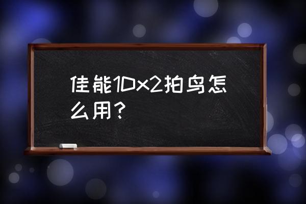 拍鸟相机和镜头哪个起主要作用 佳能1Dx2拍鸟怎么用? 拍鸟相机和镜头哪个起主要作用 佳能1Dx2拍鸟怎么用?