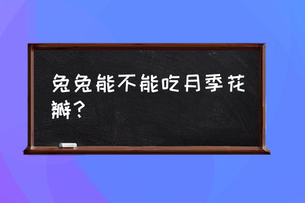 月季花瓣能干什么 兔兔能不能吃月季花瓣? 月季花瓣能干什么 兔兔能不能吃月季花瓣?