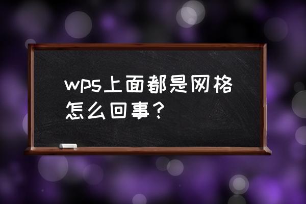 wps文字怎么保留打印网格线 wps上面都是网格怎么回事? wps文字怎么保留打印网格线 wps上面都是网格怎么回事?
