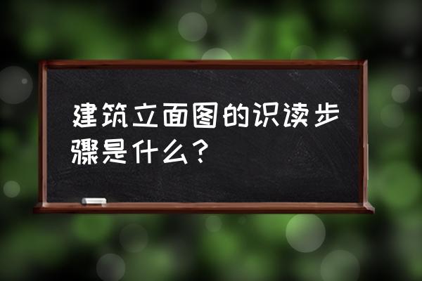 知道平面图如何找立面图和剖面图 建筑立面图的识读步骤是什么? 知道平面图如何找立面图和剖面图 建筑立面图的识读步骤是什么?