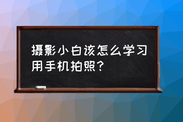 手机摄影基础知识入门最实用 摄影小白该怎么学习用手机拍照? 手机摄影基础知识入门最实用 摄影小白该怎么学习用手机拍照?