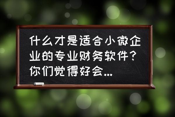 中小微企业财务软件应该怎么选择 什么才是适合小微企业的专业财务软件?你们觉得好会计怎么样? 中小微企业财务软件应该怎么选择 什么才是适合小微企业的专业财务软件?你们觉得好会计怎么样?